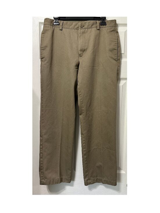 Van Heusen Other - Van Heusen Men's Dark Khaki Chinos Pants Size 32x30